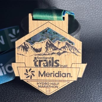 Half Marathon Wooden Medal