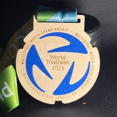 World Triathlon Wooden Medal