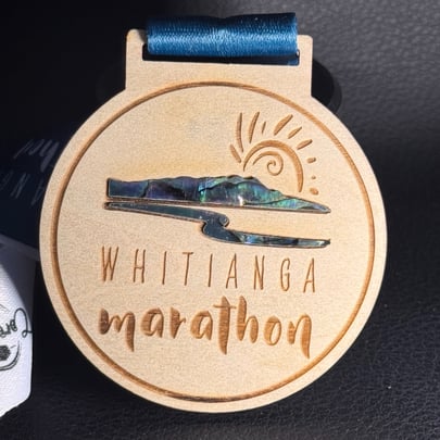 Marathon Wooden Medal