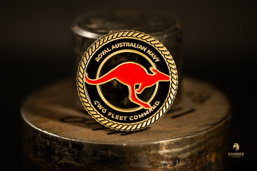 Custom challenge coin for Australian Defence Force