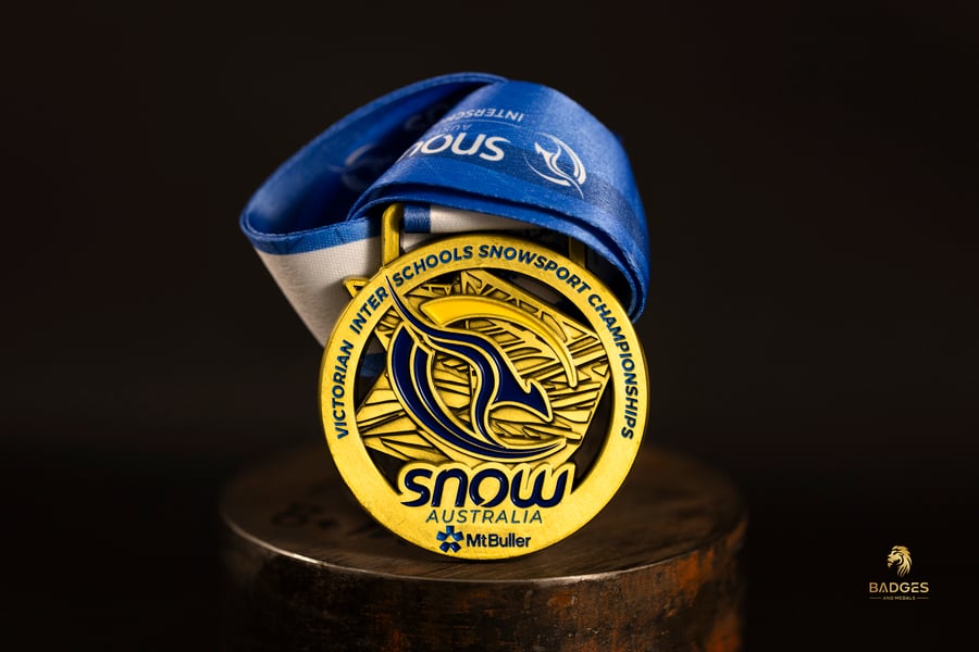 Custom Snow Australia medal.