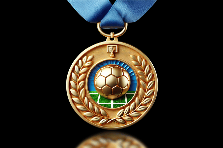 Custom medal generated by DALL.E